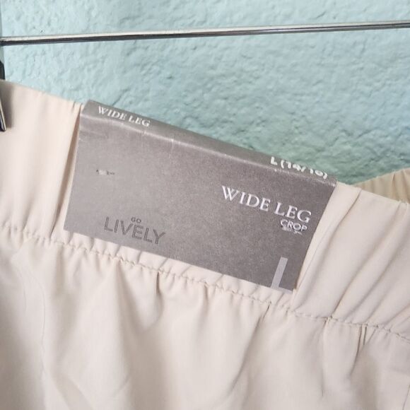 Soft surroundings side zip pock wide leg slit cropped minimalist lagenlook pants - Picture 10 of 16